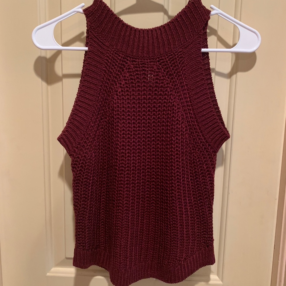 Sweater tank top